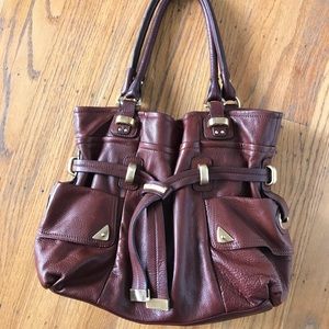 B. Makowsky Brown Leather Bag LIKE NEW